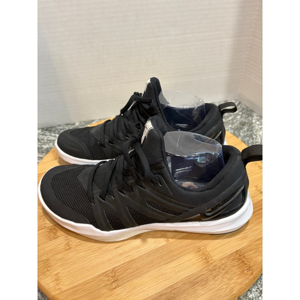 Nike Training Shoes Men's Size‎ 8 Black White Gym Workout Sneakers - Picture 4 of 7